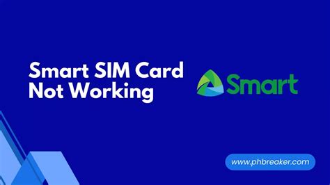 smart sim card not working|smart connection problem today.